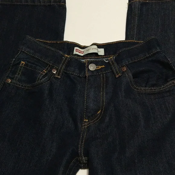 Levi's 514 Boys Youth Denim Jean's Size 27 x 27 #B-30 - Picture 6 of 7